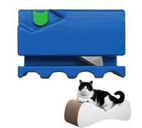 Grattoir pour chat - Coupe-carton - En forme de chat - Pour lit de chat fait à la main - Impression 3D manuelle en forme de chaton