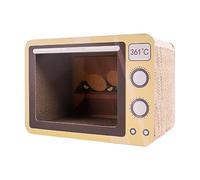 Grattoir pour Chat en Carton,Griffoir en Carton Grand Lit pour Chat,Forme Radio Rétro Jouet pour Animal De Compagnie | pour Appartement Salon Maison Location Refuge