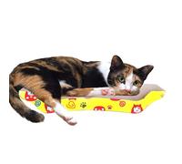 Grattoir pour Chat en Carton pour l'intérieur, griffoir pour Chat en Carton ondulé | Chaise Longue Horizontale ondulée pour protéger Les Meubles de