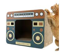 Grattoir pour chat - Grattoir debout pour chats d'intérieur, jouet rétro pour exercices mentaux en forme de radio pour appartement, abri, , petites et grandes races