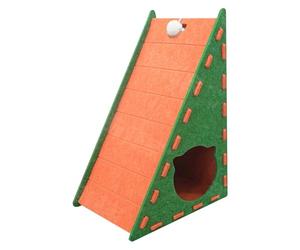 Grattoir pour chat - Grattoir vertical en feutre - Tapis d'escalade semi-lié et résistant aux intempéries pour aiguiser les griffes, jouer, se détendre
