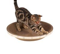 Grattoir pour chat | Jouet interactif avec griffe ronde - Pour salon, chambre à coucher, coin chambre, balcon, appartement, aire de jeux