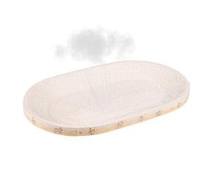 Grattoir pour Chat,Nid Rond Ovale Antidérapant | Grattoir pour Chat Moderne Qui Sert Aussi De Couchage,Protection Pour Porte Et Mur De Meubles Intérieurs Pour Chatons et Chats