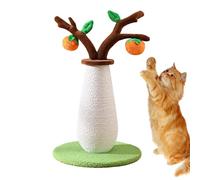 Grattoir pour Chaton - 61 cm - Jouet pour Chat en Kaki pour l'exercice et Le Divertissement, Poteau d'escalade à Plusieurs Niveaux pour Chats d'intérieur et d'extérieur, soulagement du Stress et