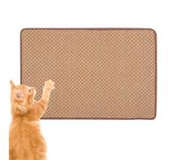 Grattoir pour chats d'appartement - Tapis en sisal - Tapis griffoir de sol - Tapis épais et résistant aux rayures pour protéger les meubles de salon et de canapé