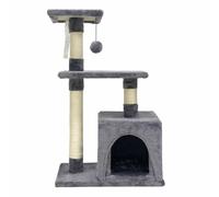 Grattoir pour Chats POPPY 50 x 30 x 80 cm Gris