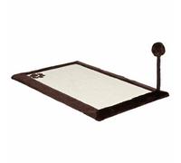 Tapis griffoir - Trixie - 70x45 cm - Sisal/Peluche - Jouet sur ressort - Antidérapant