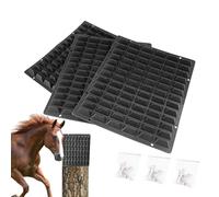 Grattoir pour chevaux et bétail | Brosse ferme pour soulager les démangeaisons et les démangeaisons - Tapis doux au toucher doux pour animaux