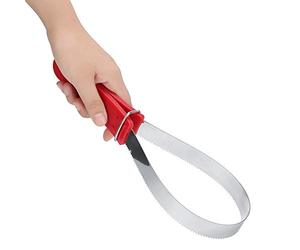 Grattoir pour chevaux Grattoir en Acier Inoxydable Grattoir Sueur Cheval Brosses pour Toilettage Peignes Simple Métal Écartement Lame