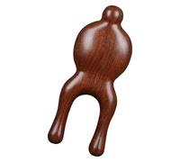 Grattoir pour le visage - Outil de contour du visage pour le cou du visage | avec action de grattage | En bois naturel avec profil incurvé et pointes arrondies pour massage sur les joues Jawline