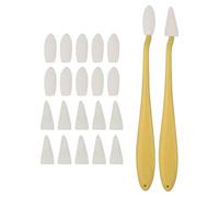 Grattoir pour nettoyer les croquis, souches de mélange pour dessiner, effacer les crayons en éponge avec 20 têtes d'éponge, effacer les crayons d'essuie-glace, têtes d'essuie-glaces en éponge pour