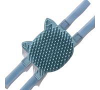 Grattoir pour visage de chat, auto-toiletteur en Silicone souple avec fermeture auto-agrippante pour coin de meubles muraux