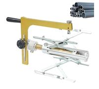 Grattoir rotatif manuel for tuyaux PE, raboteuse de bord en alliage d'aluminium for canalisations PE, outil de raclage externe spécial for tuyaux, éplucheur de revêtement for tubes(75-200mm)