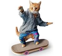 Grattoir skateboard pour chat