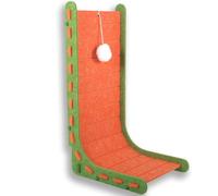 Grattoir vertical en feutre pour chat - Plaques à gratter résistantes à l'usure - Bloc-griffoir stable facile pour l'intérieur (forme de L)