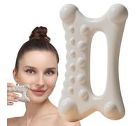 Grattoir Visage - Appareil Portable Réutilisable - Bâton de Grattoir pour Visage et Corps - pour Femmes Épaules Nuque Genoux et Bras
