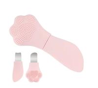 Grattoir Visage | Gommage Nettoyant En Silicone Double Face | Grattoir Visage Nez Forme Patte De Chat,Pour Femmes Filles Voyage Affaires Soirée Nez Front Menton Après Nettoyage