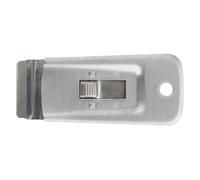 Grattoir vitres à main acier