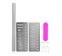 Grattoirs À Colles Résistants À La Ensemble D'entretien Électronique Avec 20 Broches De Carte De Lame Pour La Restauration De Circuits Imprimés De Puces CPU Kit D'outils De Retrait De Colles