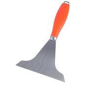 Grattoirs en acier inoxydable avec poignée - Outil alimentaire pour barbecue à dessus plat - Accessoire de nettoyage domestique