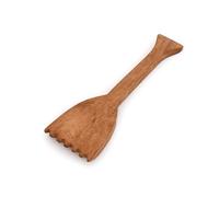 Grattoirs pour barbecue en bois d'acacia, brosse de barbecue avec long manche outils de nettoyage pour barbecue (35,56 cm x 10,16 cm x 1,90 cm)