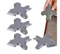 Grattoirs pour le nettoyage, outil de grattoir d'autocollants,4X Dissolvant d'adhésif - Petit ensemble d'outils de retrait d'autocollants, outil de grattoir de fenêtre, outil de nettoyage Portable