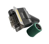 Grattoirs rotatifs à vitesse rapide avec corps en ABS et tête de brosse inclinée pour le camping, nettoyage en profondeur des grilles de barbecue Brosse électrique pour barbecue