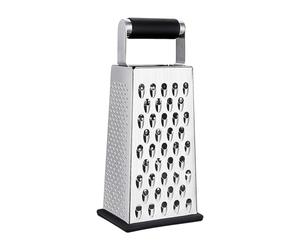 Grattugia da Cucina - Ustensile da Cucina in Acciaio Inossidabile con Manico Antiscivolo - Scatola per Grattugiare Formaggio e Verdure | Per Grattugiare Patate Fine Medio E