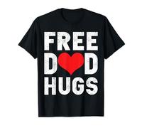 Gratuit Dad Hugs avec cœur Rouge T-Shirt