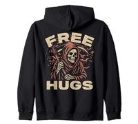 Gratuit Hugs Grim Reaper Angel of Death Soul Collector Assorti Sweat à Capuche