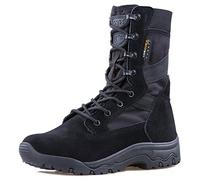 gratuit Soldat pour homme Desert Tactical Bottes respirant léger armée militaire/les chaussures de combat, Homme, Noir , 8UK