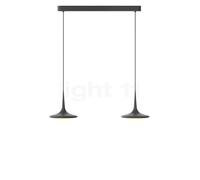 Grau Falling Leaf Suspension LED 2 foyers noir - 600 cm Ce luminaire comporte des modules à LED prémontés de classes énergétiques A A++, A+, A