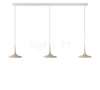 Grau Falling Leaf Suspension LED 3 foyers blanc sable - 200 cm Ce luminaire comporte des modules à LED prémontés de classes énergétiques A A++, A+, A