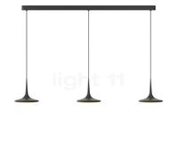 Grau Falling Leaf Suspension LED 3 foyers noir - 200 cm Ce luminaire comporte des modules à LED prémontés de classes énergétiques A A++, A+, A
