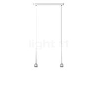 Grau Falling Sun Trace Suspension LED 2 foyers chrome brillant - 600 cm Ce luminaire comporte des modules à LED prémontés de classes énergétiques A A++, A+, A
