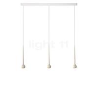 Grau Falling Sun Trace Suspension LED 3 foyers blanc sable - 200 cm Ce luminaire comporte des modules à LED prémontés de classes énergétiques A A++, A+, A