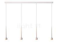 Grau Falling Sun Trace Suspension LED 4 foyers blanc sable - 200 cm Ce luminaire comporte des modules à LED prémontés de classes énergétiques A A++, A+, A