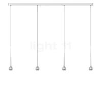 Grau Falling Sun Trace Suspension LED 4 foyers chrome brillant - 200 cm Ce luminaire comporte des modules à LED prémontés de classes énergétiques A A++, A+, A