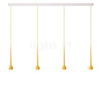 Grau Falling Sun Trace Suspension LED 4 foyers orange soleil - 200 cm Ce luminaire comporte des modules à LED prémontés de classes énergétiques A A++, A+, A
