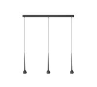 GRAU Falling Sun Trace Three Pendelleuchte, Black