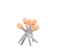 GRAU Fireplace Bodenleuchte, argent