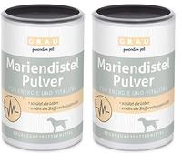 GRAU - l’Original - 100% Poudre de Chardon Notre-Dame Pure, protège Le Foie, contribue au renouvellement cellulaire, Pack de 1 (1 x 120 g), complément Alimentaire pour Chiens (Lot de 2)