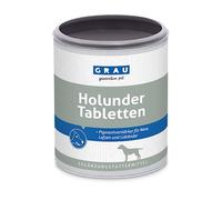 GRAU L’original Comprimés De Sureau, Pour La Pigmentation De La Peau Sans Poils, Lot De 1 (1 x 500 Pièces), Complément Alimentaire Pour Chiens