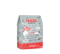 GRAU L’original Croquettes Pour Chats, Volaille Et Saumon Avec Super Aliments, Lot De 1 (1 x 2 kg), Sans Gluten, Pour Chats Adultes