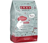 GRAU L’original Croquettes Pour Chiens Âgés, Volaille, Lot De 1 (1 x 3 kg), Sans Gluten, Pour Chiens Âgés Sensibles