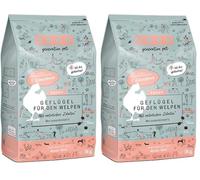 GRAU L’Original Croquettes pour Chiens/Chiots, Volaille, Lot De 2 (1 x 3 kg), sans Gluten, pour Chiots