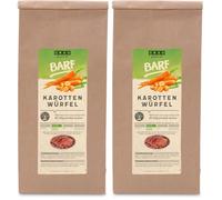 GRAU L’Original Légumes Séchés pour Menus Barf pour Chiens, Dés De Carotte, Lot De 2 (1 x 500 g), Complément Alimentaire pour Chiens