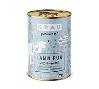 GRAU - l’Original - Nourriture Humide pour Chiens - Agneau Pur, Pack de 6 (6 x 400 g), monoprotéine, pour Chiens Adultes
