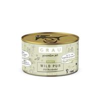 GRAU - l’Original - Nourriture Humide pour Chiens - gibier Pur, Pack de 6 (6 x 200 g), sans céréales, pour Chiens Adultes
