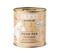 GRAU - l’Original - Nourriture Humide pour Chiens - Poulet Pur, Pack de 6 (6 x 400 g), monoprotéine, pour Chiens Adultes